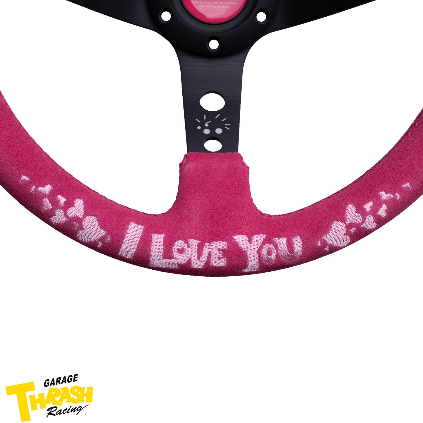 THRASH RACING I LOVE YOU 330MM ディープディッシュ レーシングハンドル