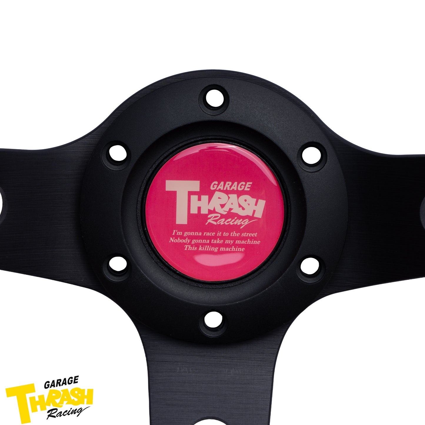 THRASH RACING I LOVE YOU 330MM ディープディッシュ レーシングハンドル