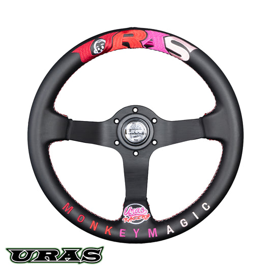 MONKEY MAGIC Steering Wheel [330mm] Rose Gradient