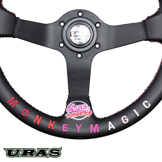 MONKEY MAGIC Steering Wheel [330mm] Rose Gradient