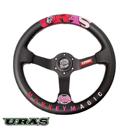 MONKEY MAGIC Steering Wheel [330mm] Rose Gradient