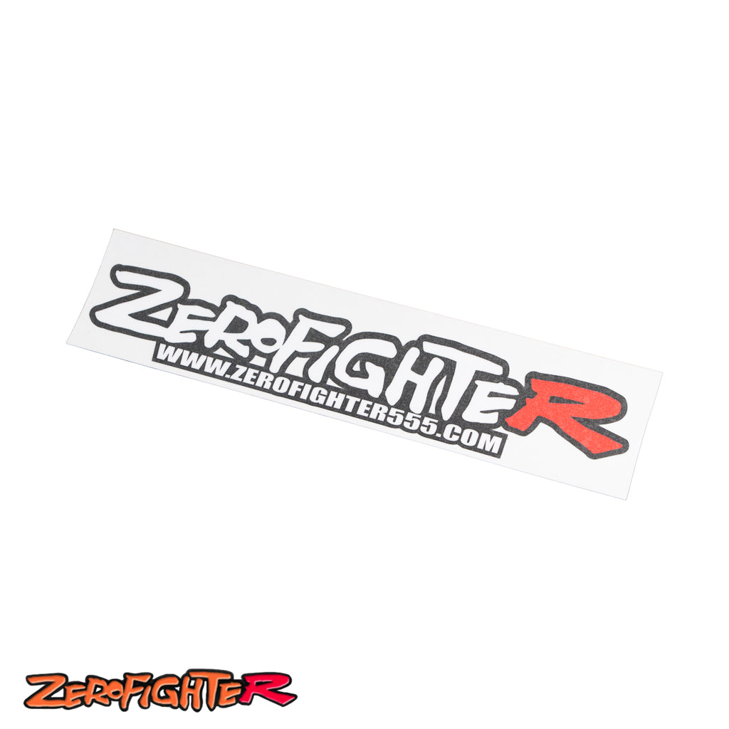 ZEROFIGHTER ショップステッカー（ホワイト）