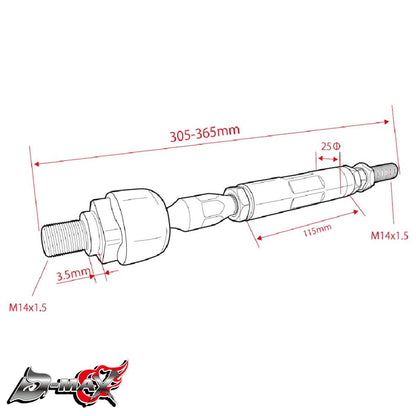 JZX90/JZX100 D1SPEC Reinforced Tie Rod TypeR