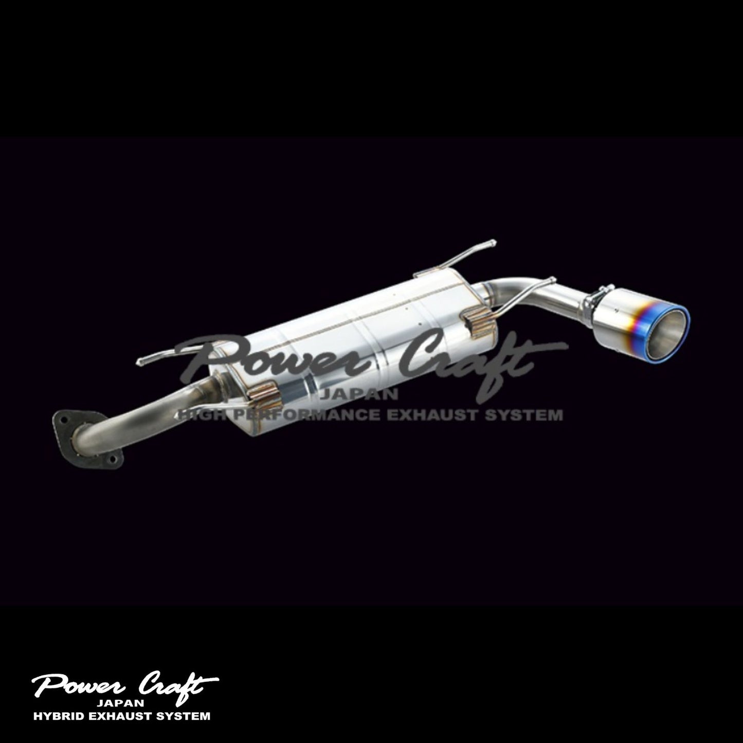 GT86/BRZ (Kouki) RS Single Exit Rear Muffler Stainless / Titanium