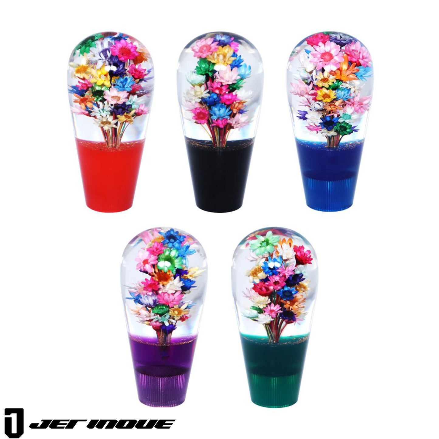 Submerged Flower Resin Shift Knob [90mm] - Bulb