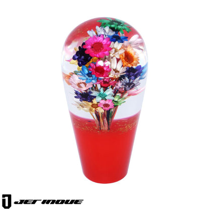 Submerged Flower Resin Shift Knob [90mm] - Bulb
