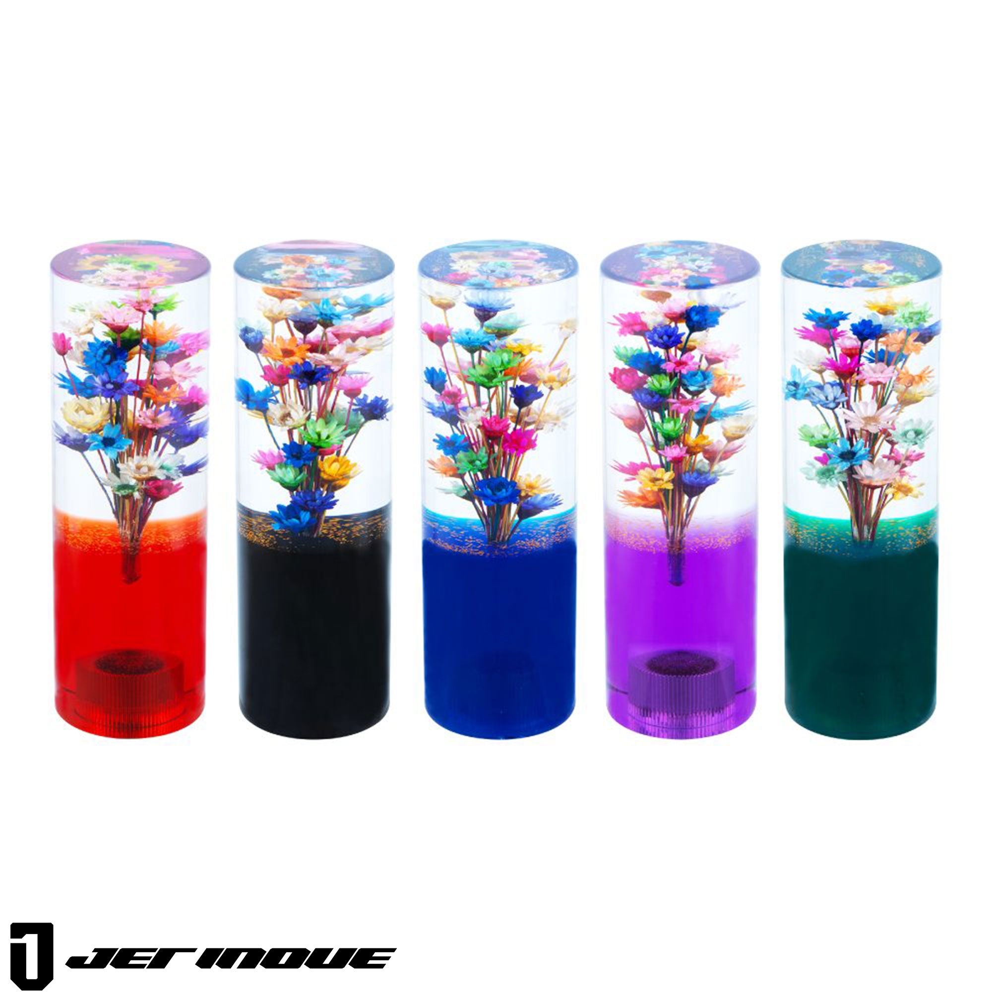 kn.inoue JET INOUE Submerged Flower Resin Shift Knob [132mm] - Cylindrical