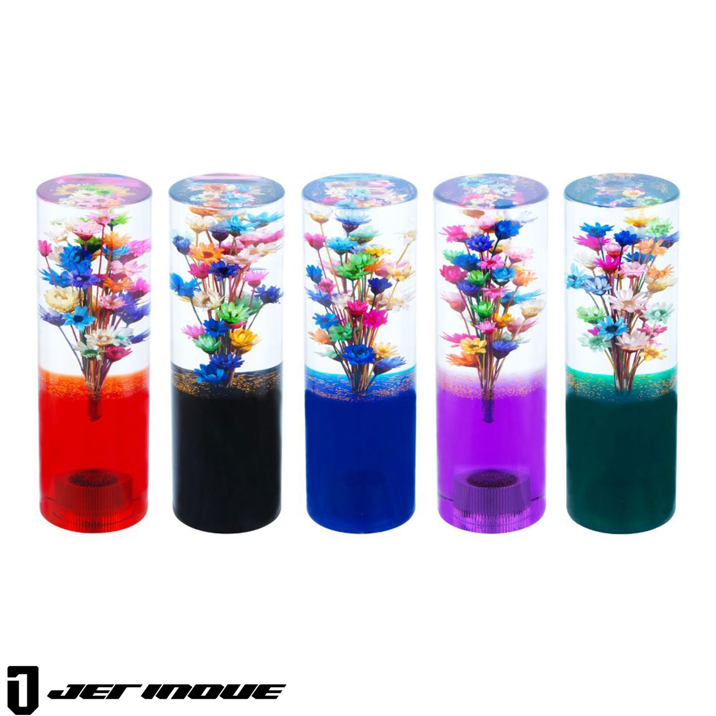 Submerged Flower Resin Shift Knob [132mm] - Cylindrical