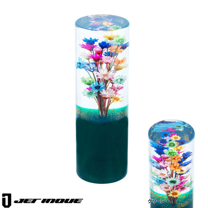 Submerged Flower Resin Shift Knob [132mm] - Cylindrical
