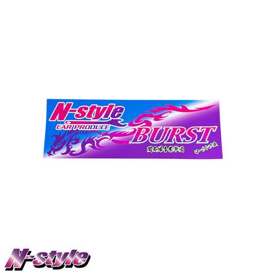 N-STYLE x BURST [S] Sticker (Blue/Purple)