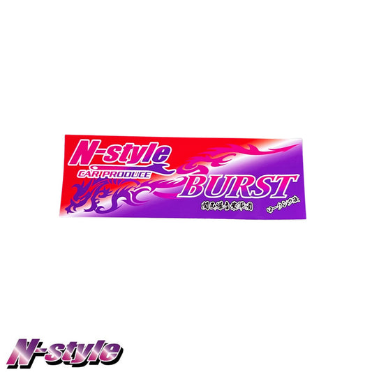 N-STYLE x BURST [S] Sticker (Red/Purple)