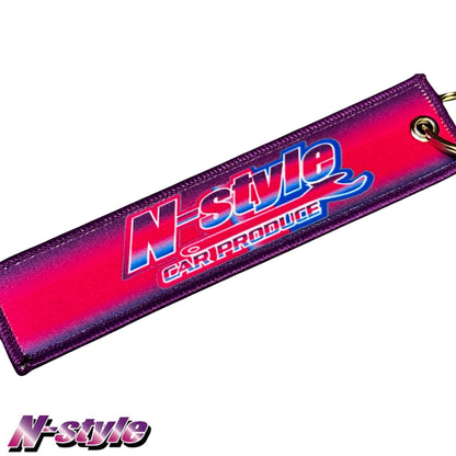 N-STYLE Car Produce Jet Tag Keychain