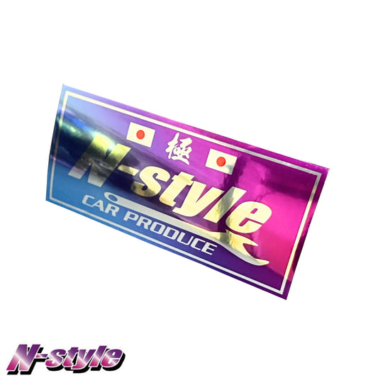 N-STYLE [M] Sticker (Blue/Purple) - Chrome