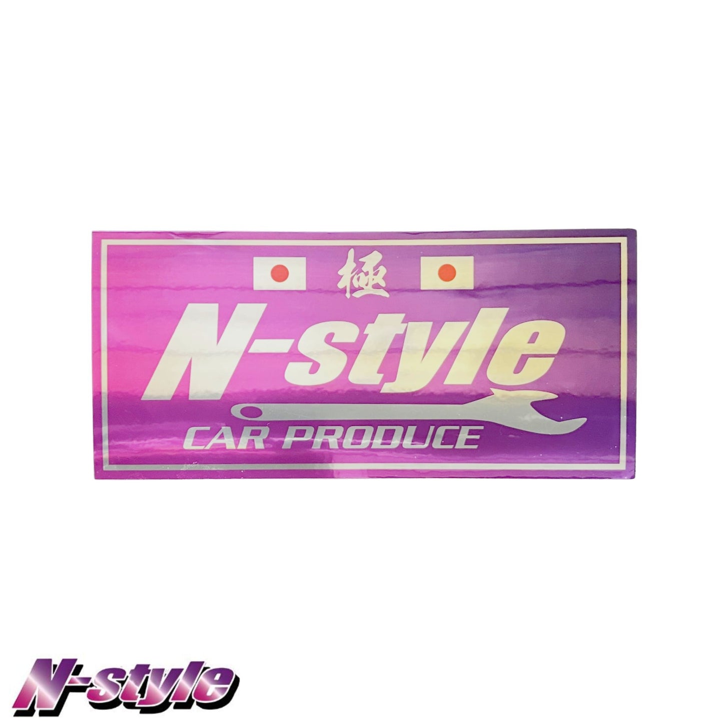 N-STYLE [M] Sticker (Pink/Purple) - Chrome