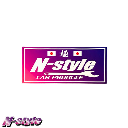 N-STYLE [M] Sticker (Pink/Purple) - Gloss
