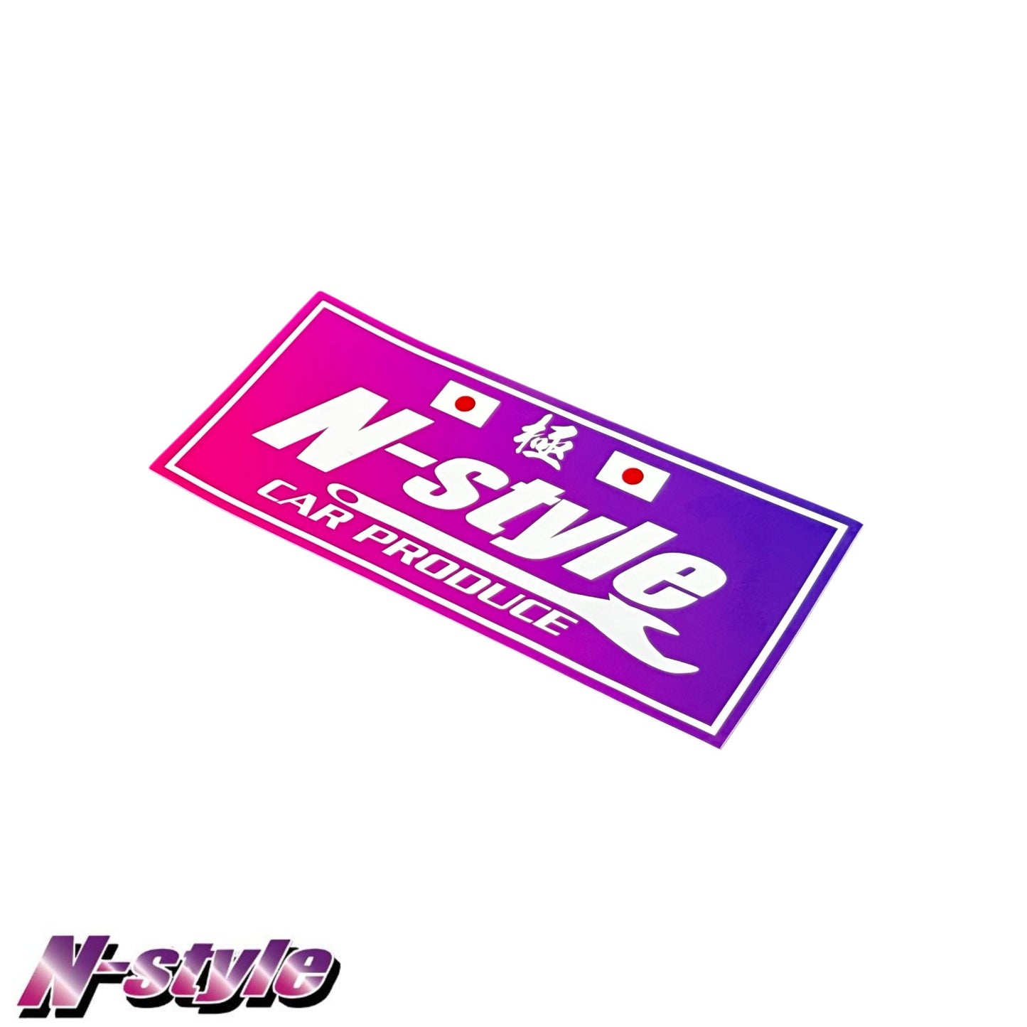N-STYLE [M] Sticker (Pink/Purple) - Gloss