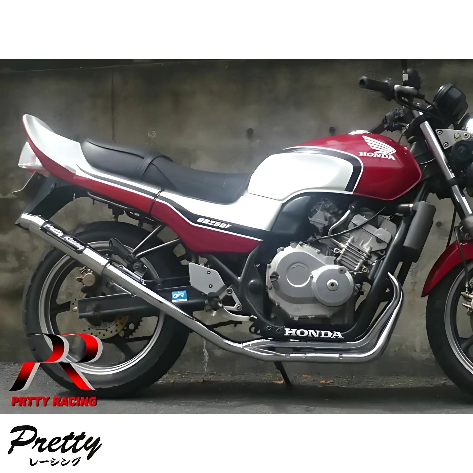 PRETTY RACINGKIWAMI (極) 4-1 Full Exhaust System [42.7π] - Chrome