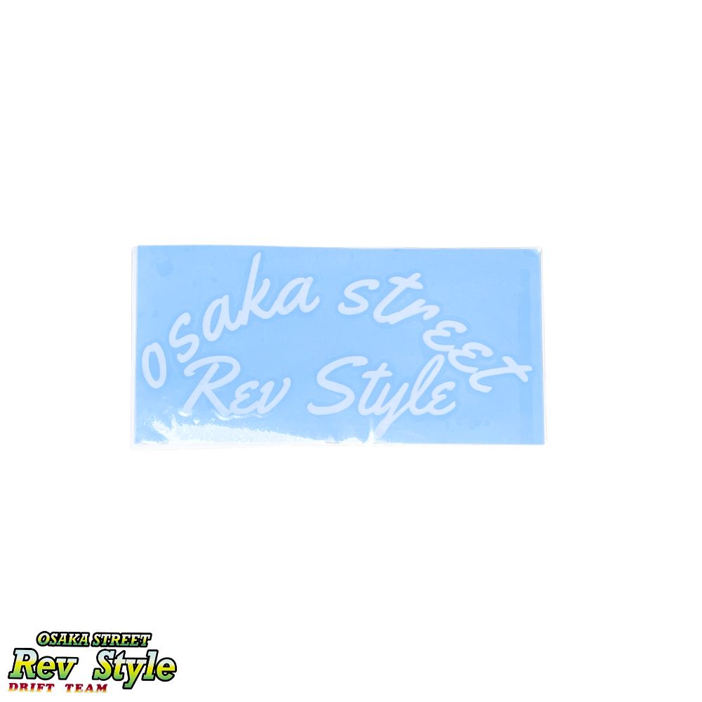 Rev Style Classic Sticker [Die-Cut] - White – E.K Motors