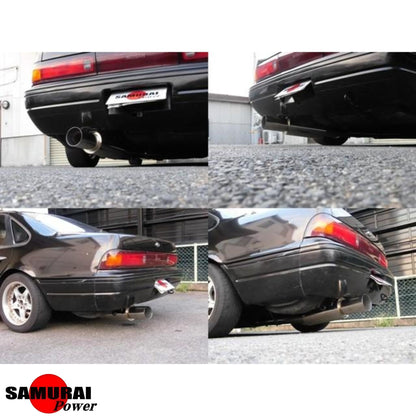 Extended Tip Cat-Back Racing Exhaust - Laurel C33 / Cefiro A31