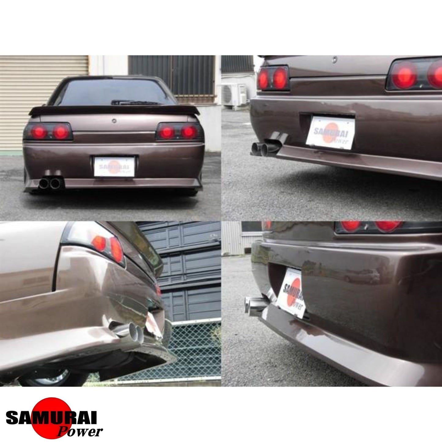 Dual Blast Pipe Cat-Back Exhaust - R32 Skyline