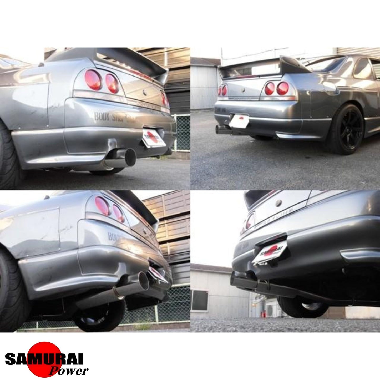 Extended Tip Cat-Back Racing Exhaust - Skyline R33 Coupe (RB25DET)