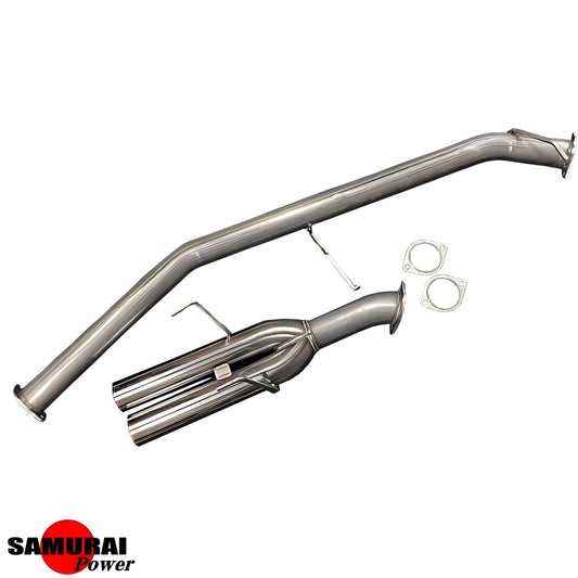 Dual Blast Pipe Cat-Back Exhaust - Silvia S13/180SX