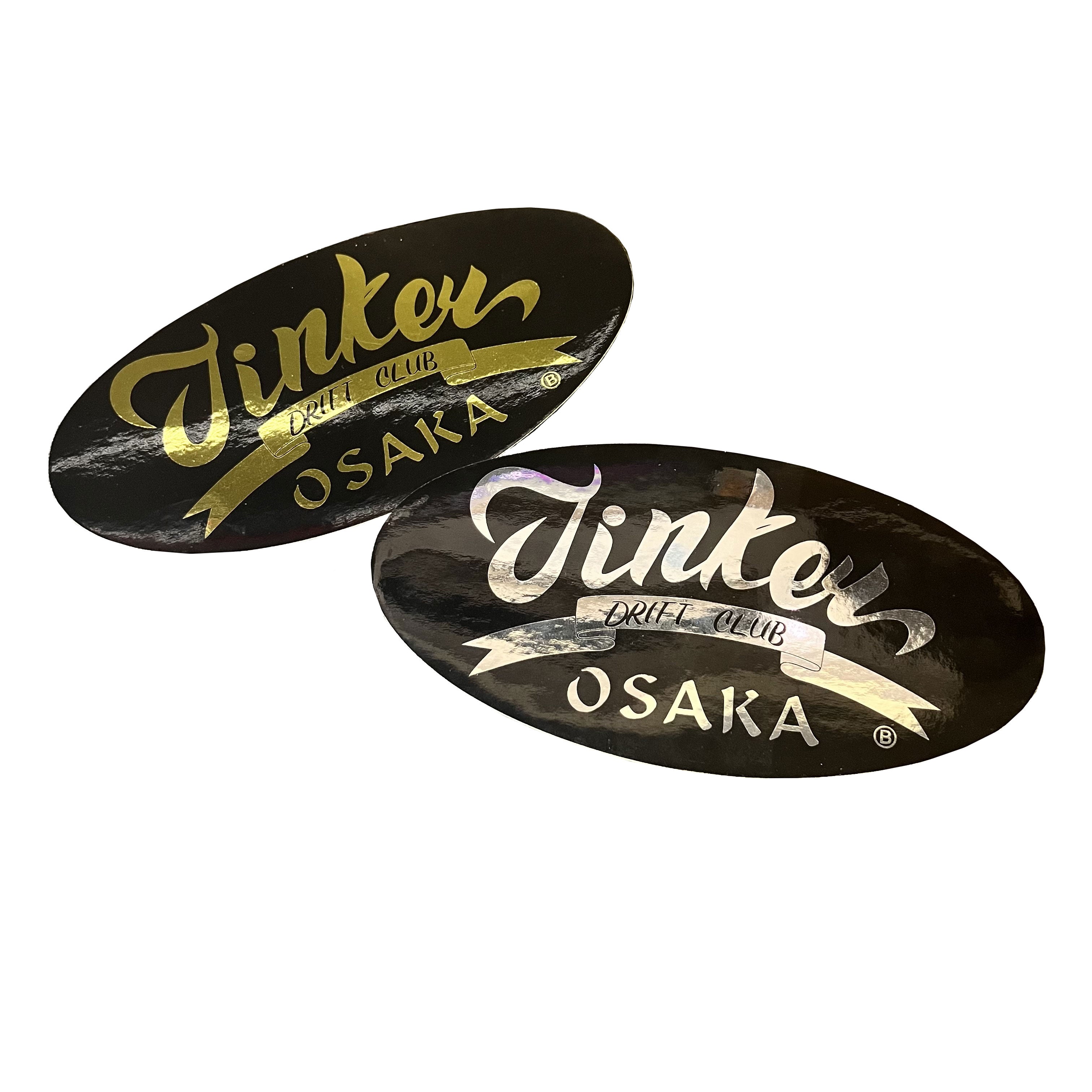 TINKER Drift Club Osaka Team Sticker [Original] - Silver – E.K Motors