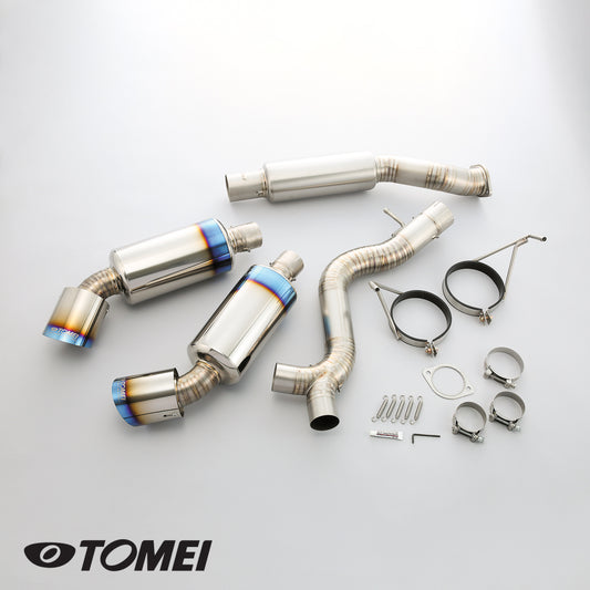 "Ti Racing" Titanium Y-Pipe Back Exhaust Dual Muffler - Nissan 350Z Z33