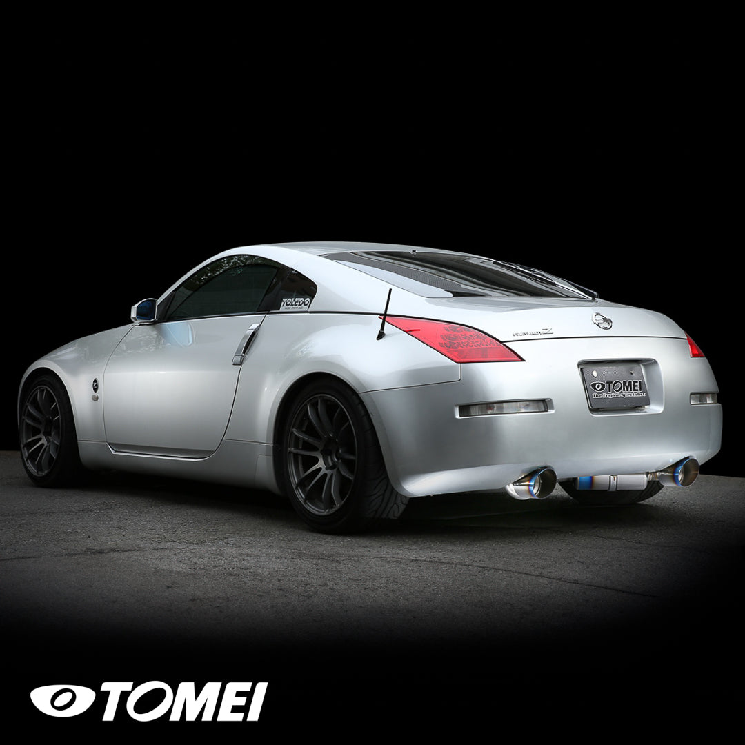 "Ti Racing" Titanium Y-Pipe Back Exhaust Dual Muffler - Nissan 350Z Z33