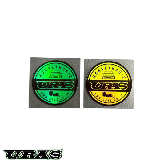 Aurora Round Sticker Set (Yellow/Green)