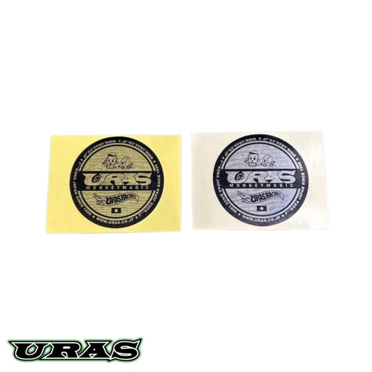 Cap Brim Style Sticker Set (Gold/Silver, 2pcs)