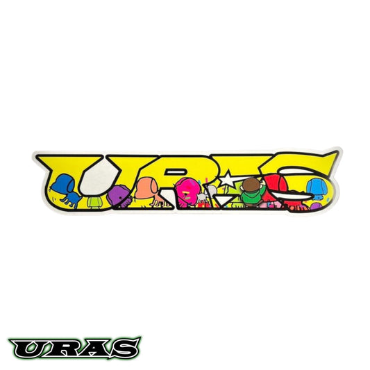 URAS Logo Monkey Art Sticker