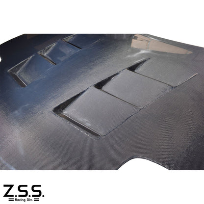 Vented Aero Bonnet Type 2 (Carbon) - RX-7 FD3S